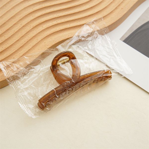 Summer cross Jelly decorations color grab clip women's premium hairpin Horsetail shark clip hair accessories