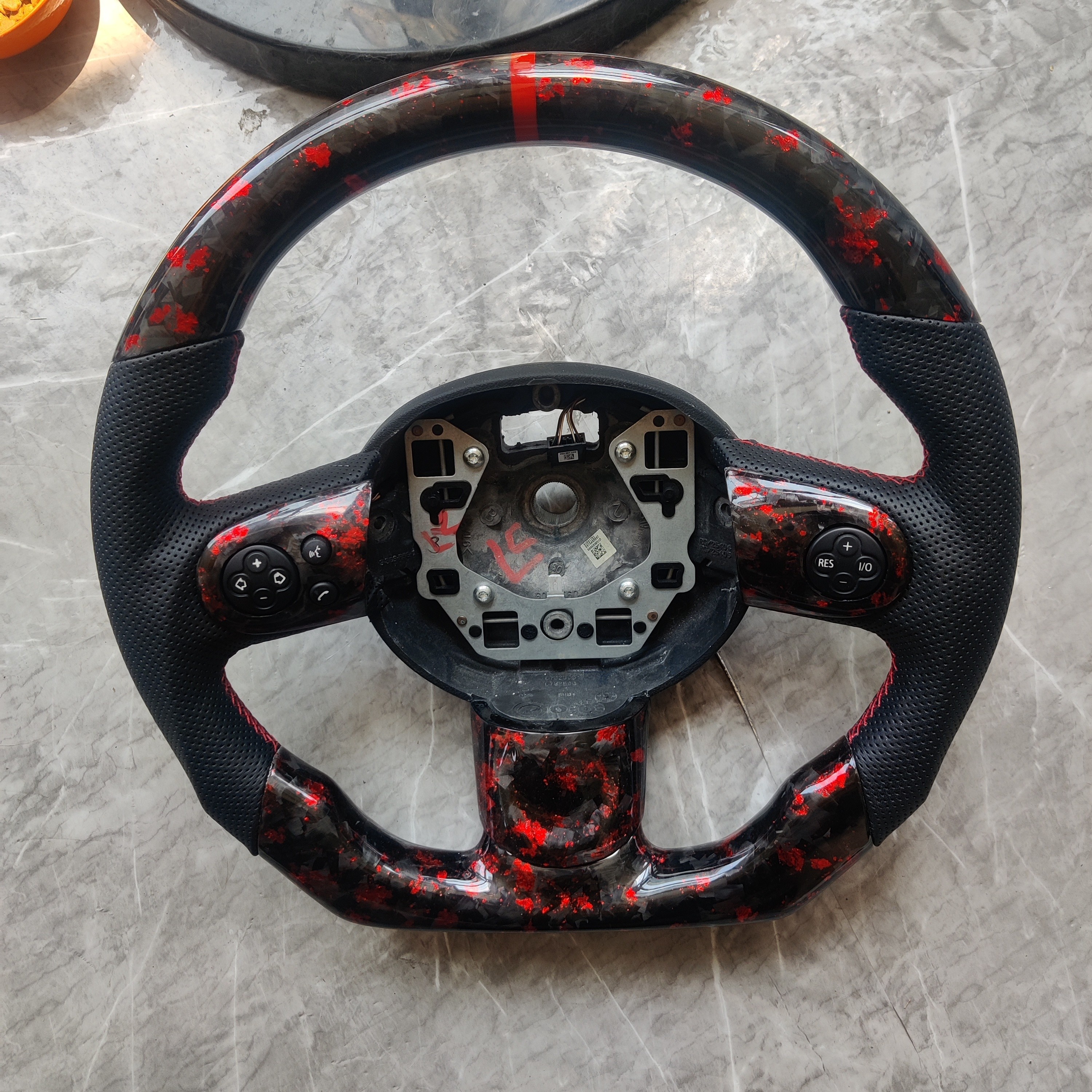 True Carbon Fiber Forged Racing Steering Wheel for BMW Mini Cooper R55/56/60 F55/56