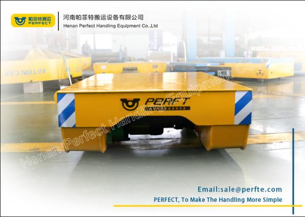 Metallurgy Apply Coil Transfer Trolley Armored Line Powered Railway Tractor on Rails