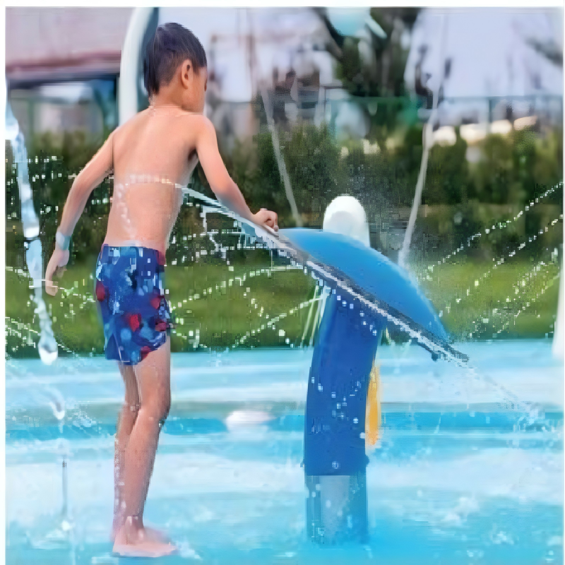 UFO Shaped Outdoor Splash Pad UV Resistant 5m3/H In Water Park