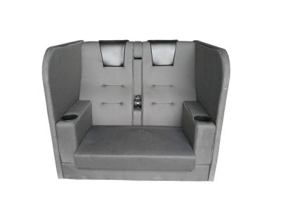 Custom Colors Theatre Couple Seat Iron Floor Mounting Type Base Cold Molded