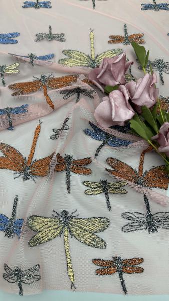 Mariposa Bordada Cultura China Lujo Gufen Tela Transpirable Para Vestidos de Gala