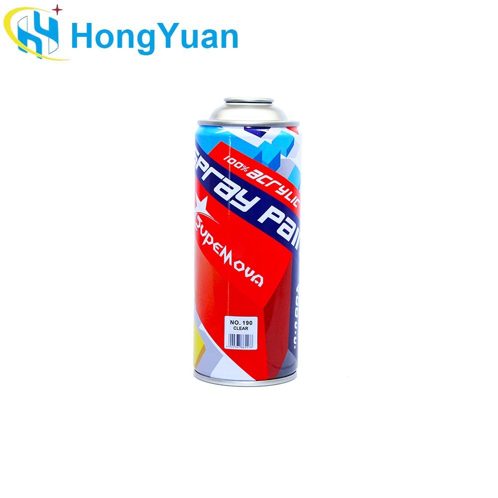 Custom Logo OEM/ODM 400ml Empty Spray Paint Can - 3-Piece Tinplate Aerosol Container for Southeast Asia