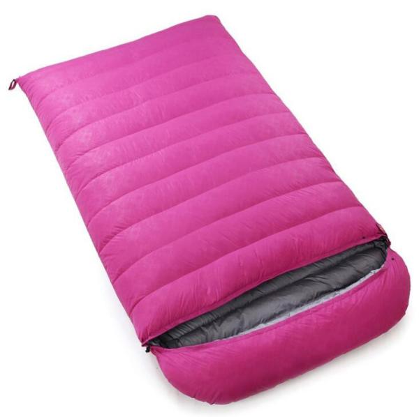 2 Person Type Waterproof Sleeping Bag Goose Down Filling For Travelling