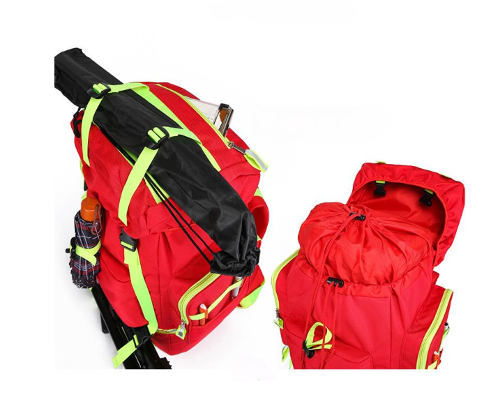 Emergency Rescue Backpack Survival Gear Bag Large-Capacity Waterproof Tactical Pack Outdoor Hiking Emergency Kit Thickened Oxford Fabric