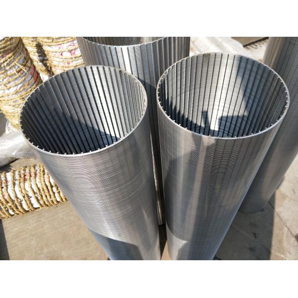 Stainless Steel Fully Welded Continuous Slot Wedge Wire Screen Filter