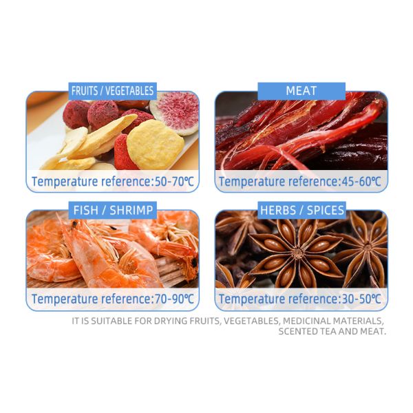 6 Layers Stainless Steel Commercial Food Beef Dryer Dried Meat Dry Fruit Industry Jerky Dehydrate Machine for Sale
