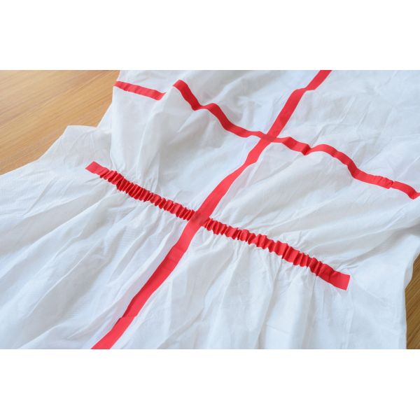 Ppe Type5/6 Disposable Protective Workwear Asbestos Removal Sms Coverall Disposable