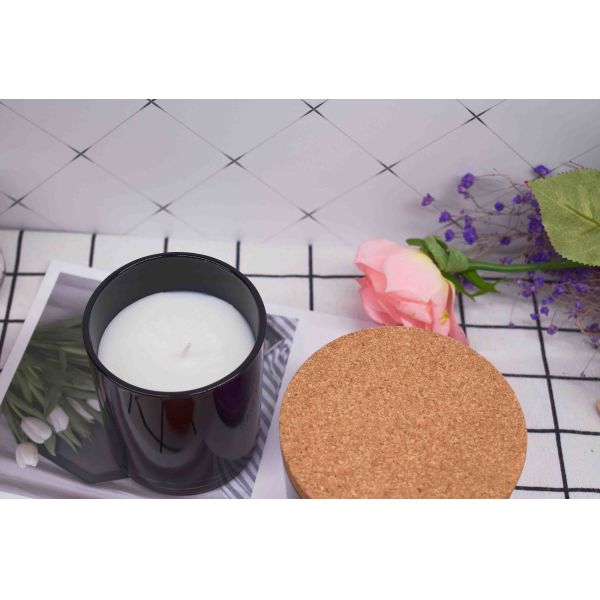 DIY Tinted Glass Bottle Cork Top Candle Jars Airtight Decorative