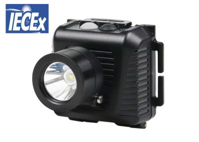 Waterproof  Rechargeable Hard Hat Lights / Rechargeable Headlight For Hard Hat