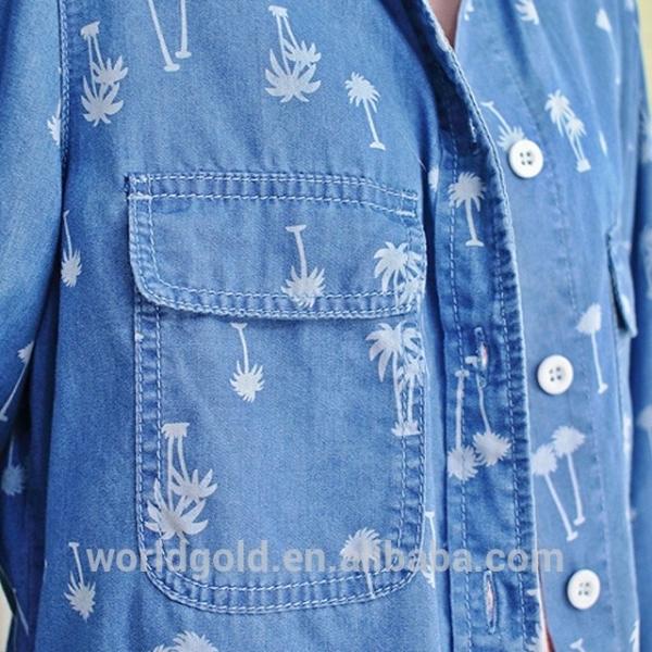 100% Cotton Casual Long Sleeves Oversize Washed T Shirt With Count Tree Printed