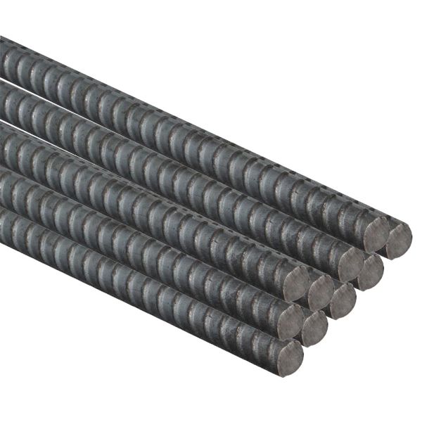 Hot-rolled HRB400 deformed steel rebar, factory-manufactured, available in 12mm