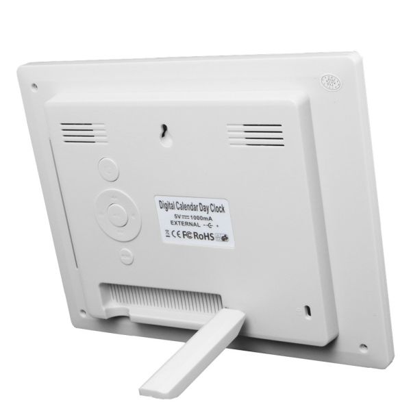 Digital Clock Invitation Lcd Video Greeting Card 5 Alarm Options 1024*768 Resolution