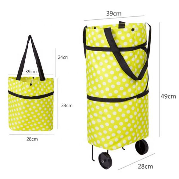 Folding Shopping Bags Trolleys Cart The Perfect Combination of Style and Functionality