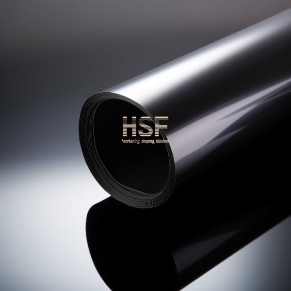 50um PET noir film de libération non silicone opaque pour l'étiquetage