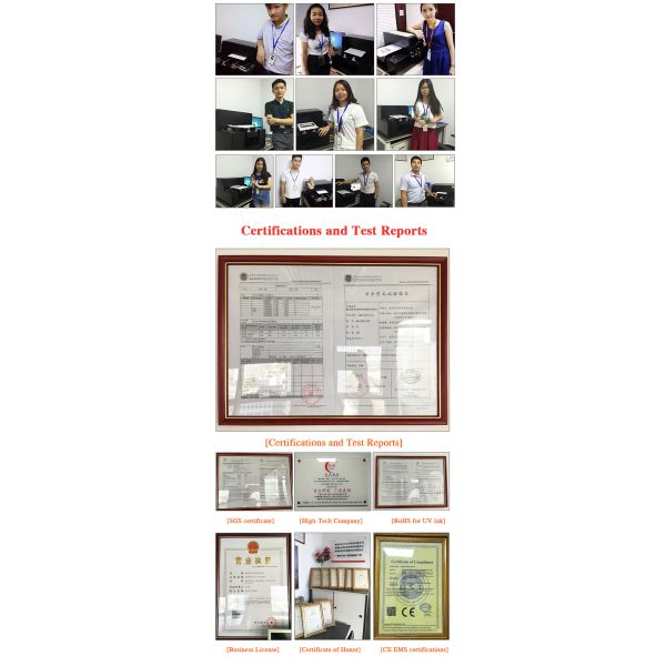 395nm UV LED Inkjet Printer Logo Credit Card Plastic Business Card Printer Machine