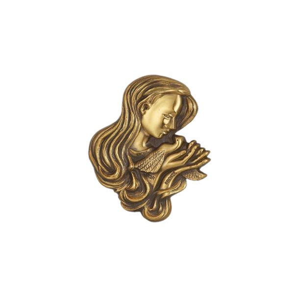 Funeral crucifix decoration for tombstone 152*115mm BD002