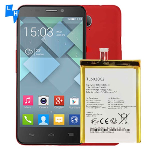 Idol Alpha OT6032 OneTouch OT6034 Alcatel Alfa Batería de reemplazo para OT6037Y OT6040D