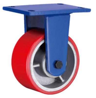 Polyurethane Wheel On Cast Iron Super Heavy Duty Castors 1800kgs 1.8T