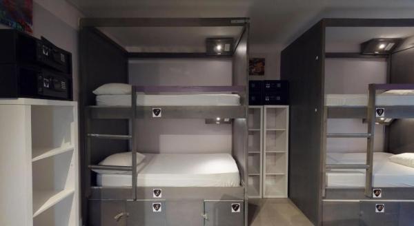 Ho Chi Minh Apartment space saving room furniture by Laminate wood bunk bed with storage drawers and wardrobe cabinets