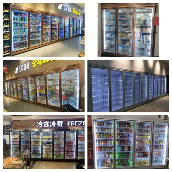 2694L Вертикальный коммерческий дисплей Морозник Витрина напитков Охладитель