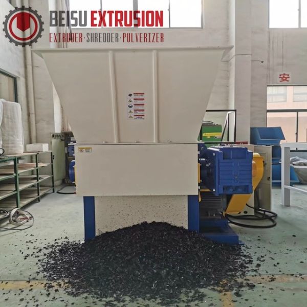 Waste Recycling Plastic Single Shaft Shredder Machine For Pipes/Sheet/Profile/Lumps/barrels