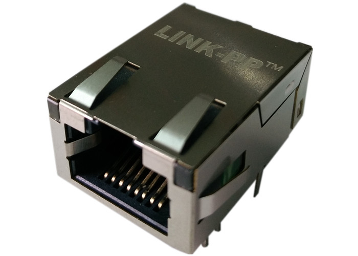 Low profile RJ-45 Jack LPJK7001CNL 10/100 Magnetics Connector No LEDs