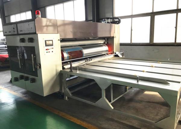 Chain Paper Feeder Flexo Printer Slotter Automatic Corrugated Box Making Machine