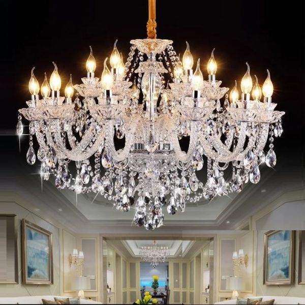 New Luxury K9 Modern Crystal Lustres De Cristal Lamps Chandeliers Sterling Chandelier（WH-AP-649）