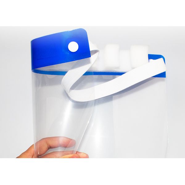 Dust Proof Colorless 22x32cm Laboratory Face Shield