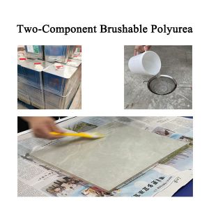 Transparent Liquid Two-Component Brushable Polyurea