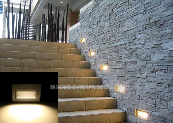 24 paredes Recessed do diodo emissor de luz do diodo emissor de luz 3020 iluminam de aço inoxidável branco morno