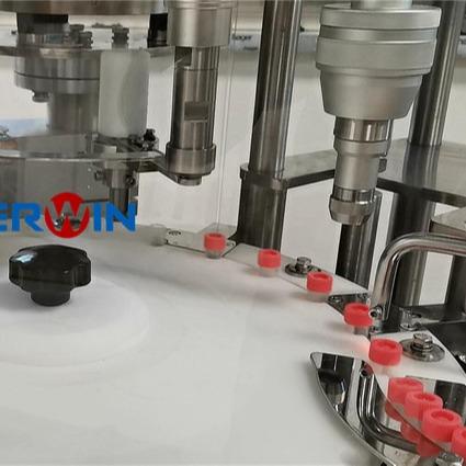 Máquinas de enchimento líquidas farmacêuticas de Unscrambler TUV 80bpm