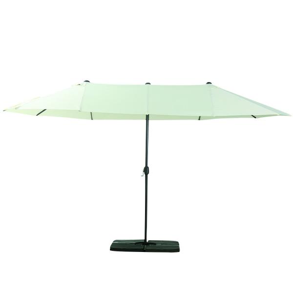 2.7m Height 4.6m Diameter Free Standing Patio Umbrella Water Resistant