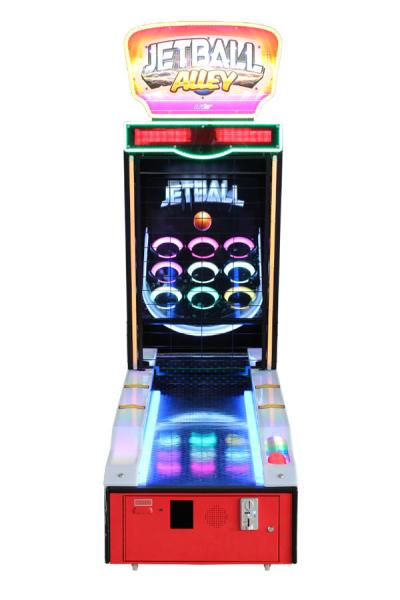 1 Player Ticket Redemption Game Machine Jet Ball Alley With Video Display