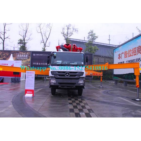 Heavy Concrete Construction Equipment 36m Concrete Boom Pump Stabilization Control