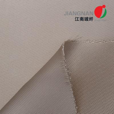 High Temperature Resistance 1000℃ White Yellow High Silica Fiberglass Cloth 1.3mm Thickness