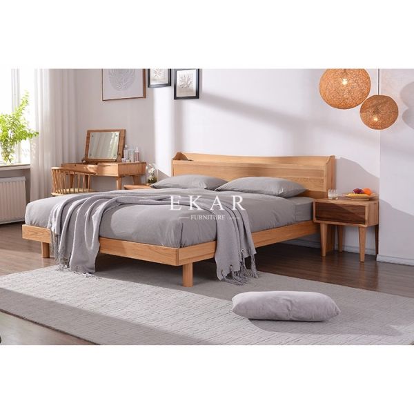 European Bedroom Furniture 4 Legs Wooden Bedside Night Stand Tables