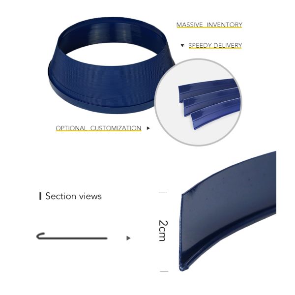 3d Lit Sign Indoor Blue Color Alphabet Channel Letter Trim Materials