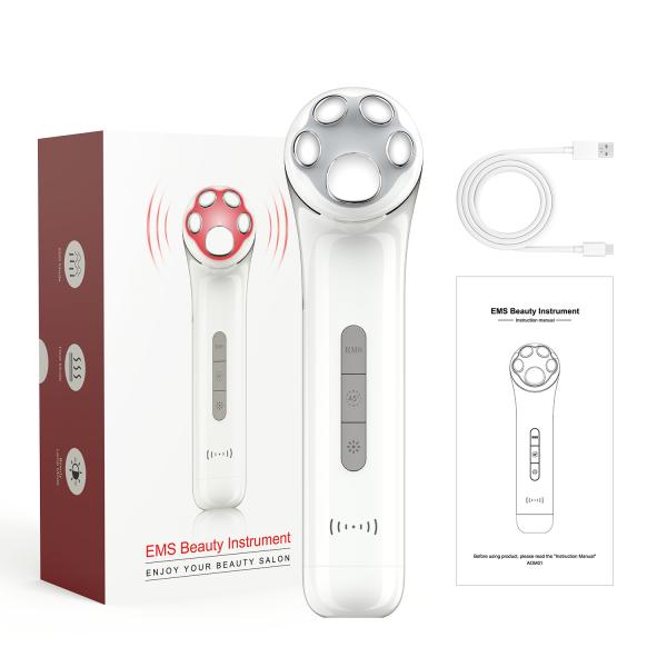 MICROCURRENT WRINKLE REMOVER CARE ems Skin Lifting Device Facial Beauty Skin Tightening Anti-aging Led Light Photon Therapy Machine Face Massager