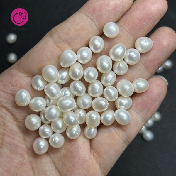 High Luster Loose Baroque Pearls White Freshwater Pearl Natural Real Beads From China