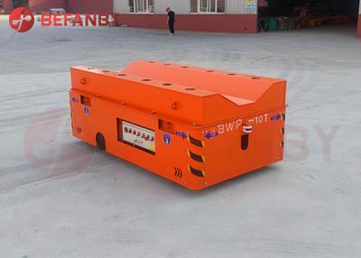 Steel Electric Trackless Transfer Cart Precast Concrete Workshop Using 10 Ton