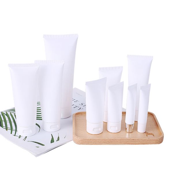 Body Cream Flat Oval Tube Cosmetic Empty Cream Soft Cosmetic Tube with Customized Size