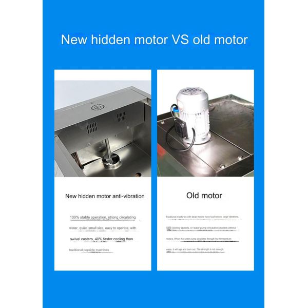 Restaurant 220V/50Hz Popsicle Stick Making Machine with Independent Control Buttons