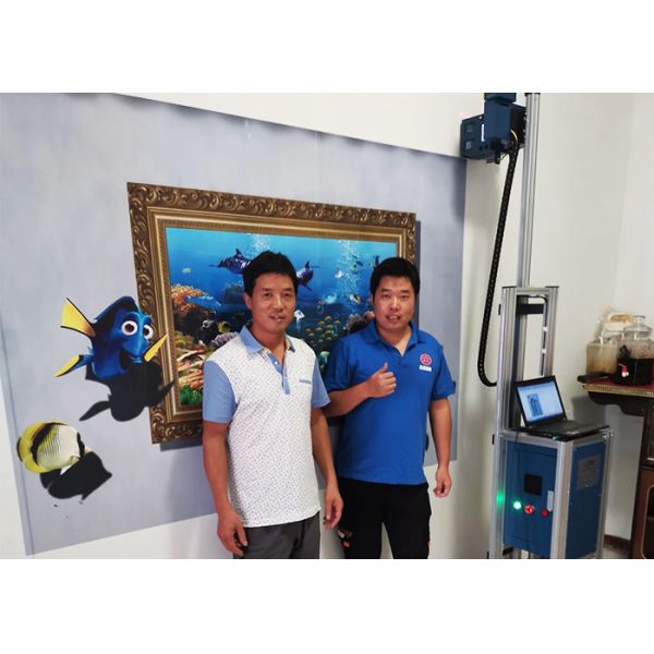 DX-10 принтер 720X2280DPI настенной росписи стены чернил печатающей головки CMYK