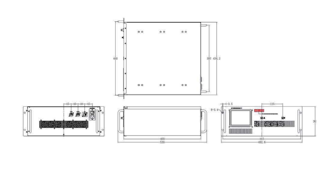 2.1 - Усилитель силы Psat диапазона 2,2 GHz s CW 200 w сбалансировал усилитель RF