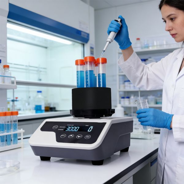 High Speed Lab Vortex Mixer Compact Benchtop Vortex Mixer With Adjustable Speed