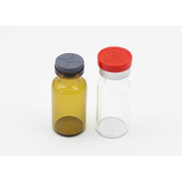 bujões 13-A1 de borracha farmacêuticos seguros cinzentos para tubos de ensaio de vidro medicinais