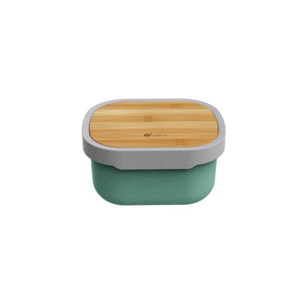 190*150*100 mm Microwavable Food Container Eco Custom Logo Color Separated Space BPA Free Bamboo Storage Box Container