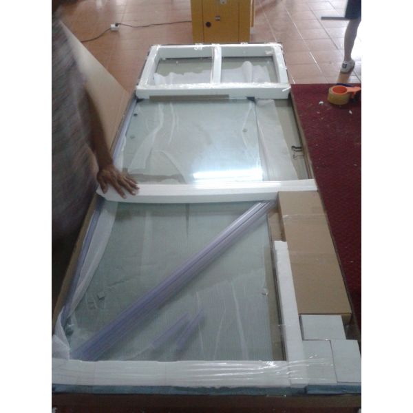 Бесрамный закаленный стеклянный душный экран полированный хром для ванны